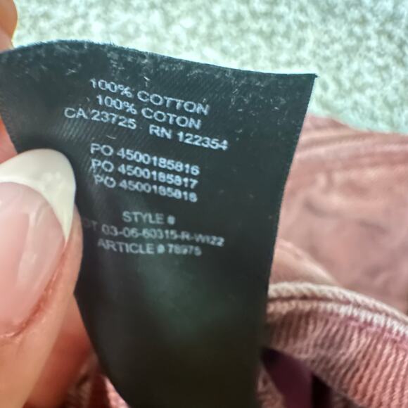 TNA Women's Greenwich Pant Size 2 In Burgundy - Picture 10 of 11